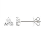 Trio Diamond Stud Earrings