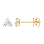 Trio Diamond Stud Earrings - Image 2