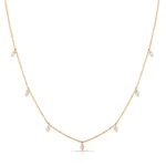 Round Diamond Chain Necklace