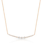 Pear Diamond Collar Necklace - Image 3