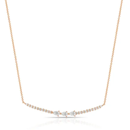 Pear Diamond Collar Necklace