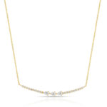 Pear Diamond Collar Necklace