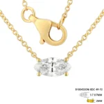 Marquise Diamond Necklace - Image 3