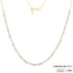 Half-Length Mixed-Cut Diamond Necklace