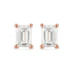 Classic Emerald Cut Single Stud - Image 2