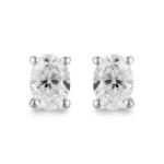 Classic Oval Ear Studs - Image 2