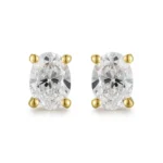 Classic Oval Ear Studs - Image 3