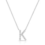 Initial "K" Diamond Necklace - Image 3