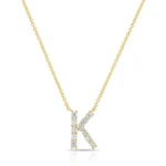 Initial "K" Diamond Necklace - Image 2