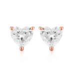 Classic Heart Cut Single Stud - Image 4