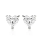Classic Heart Cut Single Stud