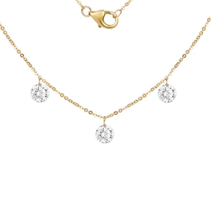 Luxe Drill-Hole Diamond Necklace